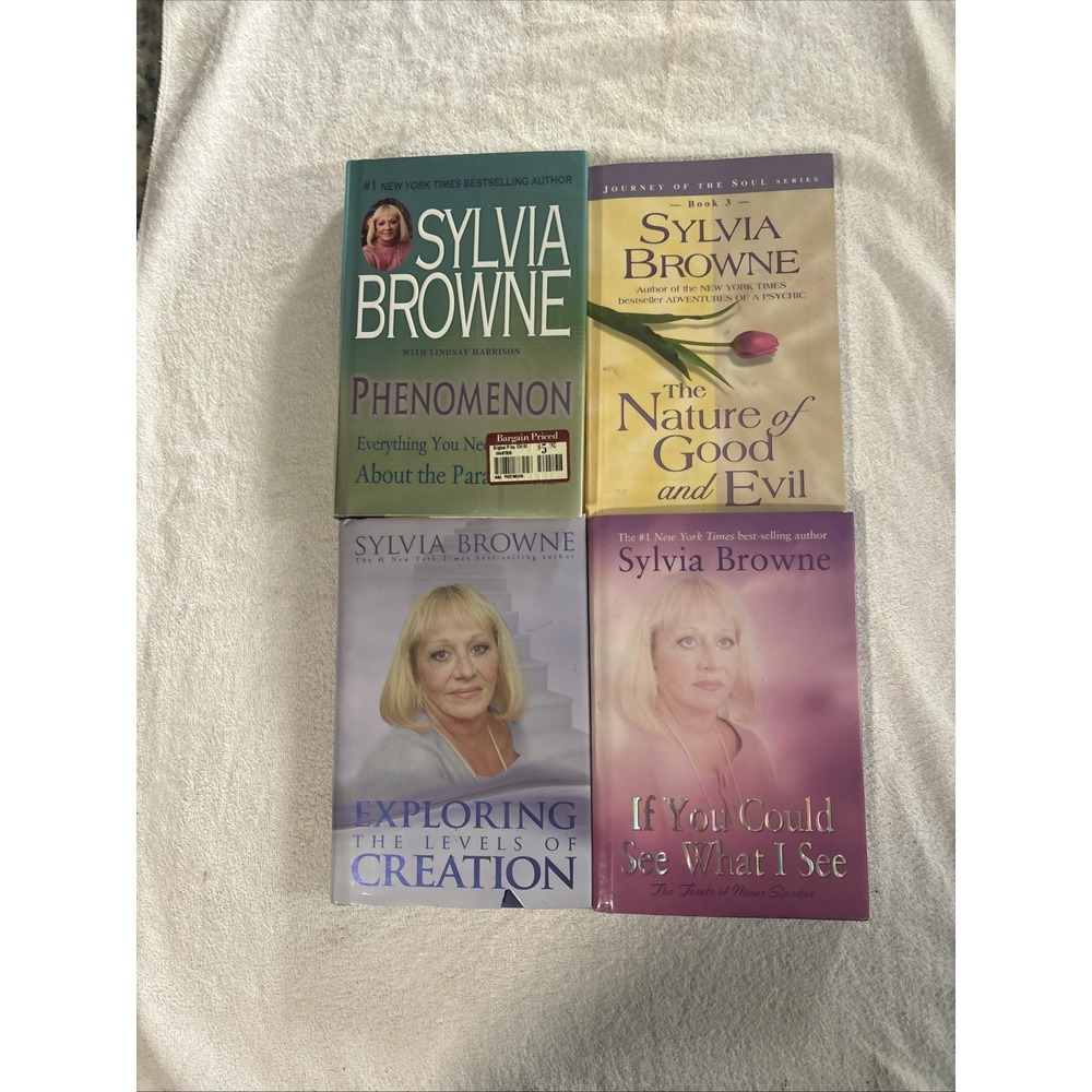 NY Times Best Selling Author Sylvia Browne Collection Of 4 Books Exc. Condition